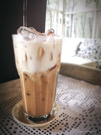 ลาเต้เย็น