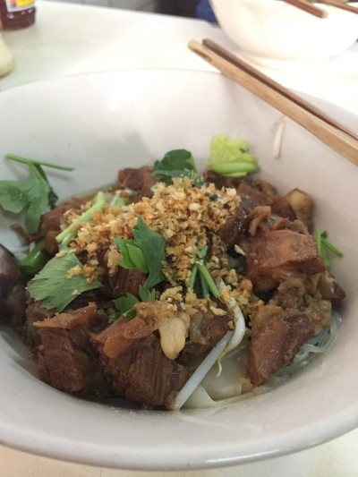 เมนูของร้าน มิตรโภชนา ก๋วยเตี๋ยวเนื้อ