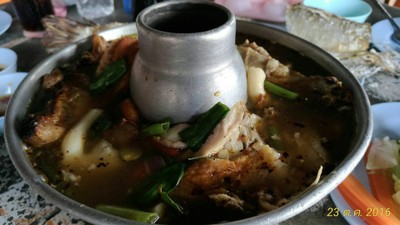 ต้มโคล้งไก่ย่าง