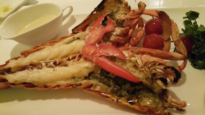 Whole Grilled Canadian Lobster