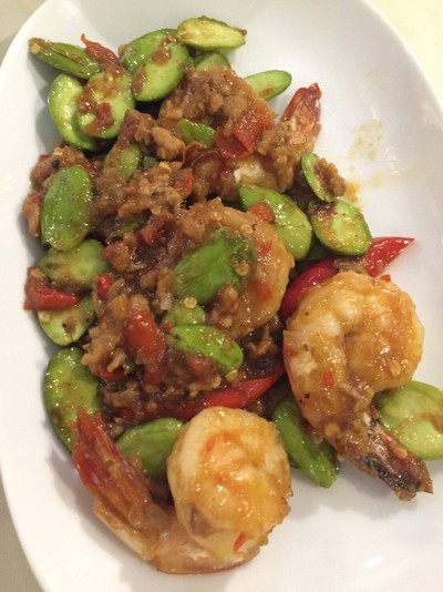 สะตอผัดกุ้ง