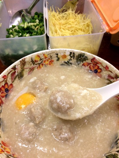 โจ๊กหมู + ทุกอย่าง + 3ไข่