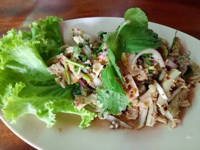 ลาบเครื่องในวัว