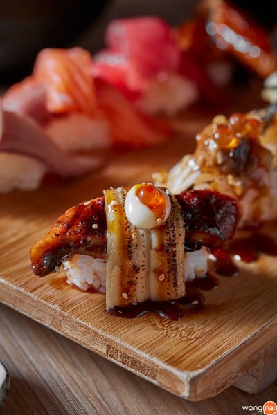 เมนูของร้าน Sushi-OO เดอะเมอร์คิวรี่วิลล์