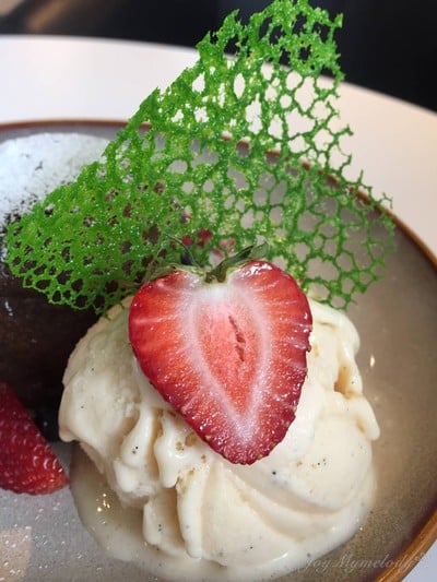 Chocolate Green Tea Fondant