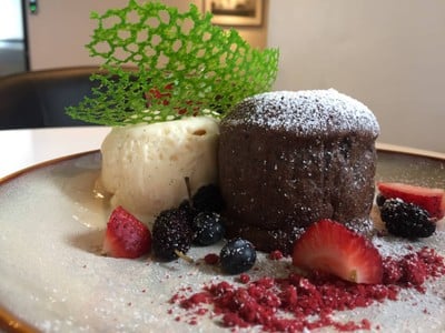 Chocolate Green Tea Fondant