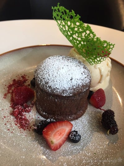 Chocolate Green Tea Fondant