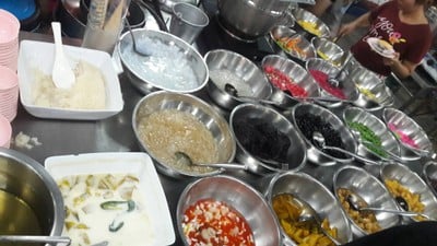 เมนูของร้าน เฉินหลงกุ้งย่าง
