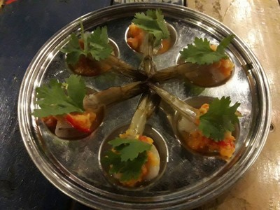 กุ้งแช่น้ำปลา