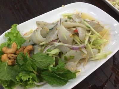 ปลาเห็ดโคนพล่า