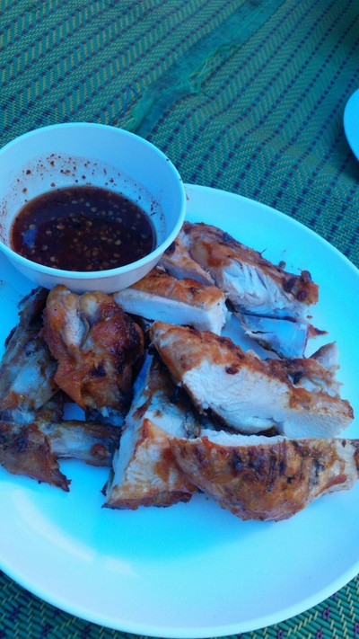ไก่ย่างกะทิ