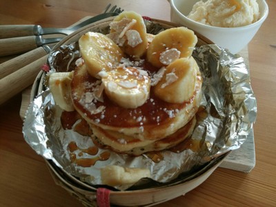 ไอศกรีม แพนเค้กกล้วยคาราเมล