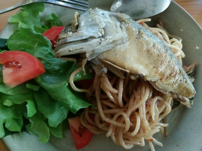 สปาเก็ตตี้น้ำพริกปลาทู