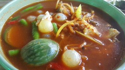 แกงป่าไข่ปลาเรียวเซียว