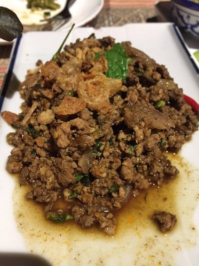 ลาบหมูคั่ว