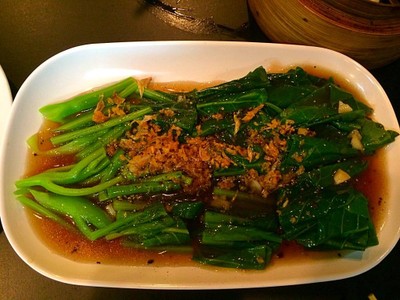 คะน้าผัดน้ำมันหอย