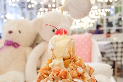 เมนู : Mango Vocanol Bingsu
ฤดูหนาว อากาศร้อนแบบนี้ แก้ได้ด้วยเมนูนี้เลย หวานเย