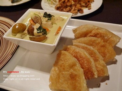 แกงเขียวหวานโรตี