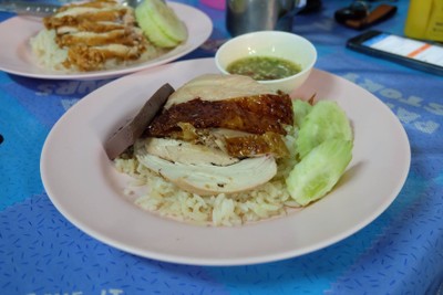 ข้าวมันไก่อบ