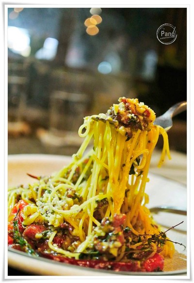 Capellini Chili Bacon