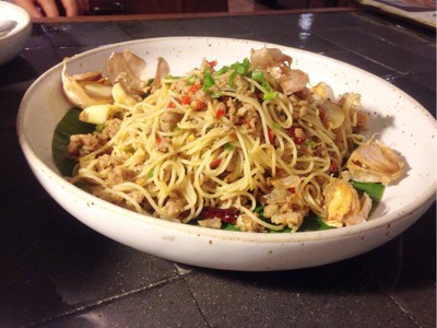 แองเจิ้ลแฮร์หมูสับปลาเค็ม