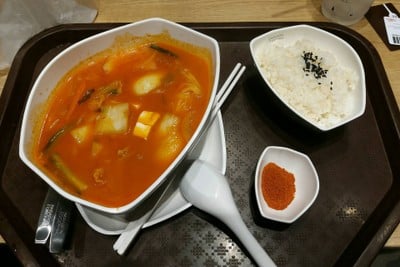 ซุปกิมจิหมู+ข้าว