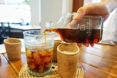 เมนูของร้าน Elefin Coffee มิวเซียมสยาม