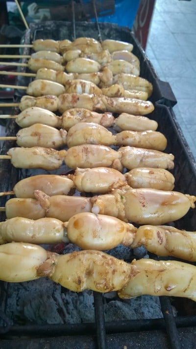 หมึกย่าง โคตรแซ่บ By แม่รัตน์ พระราม 8