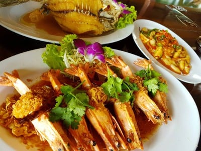 เมนูของร้าน รักทะเล ซีฟู้ด