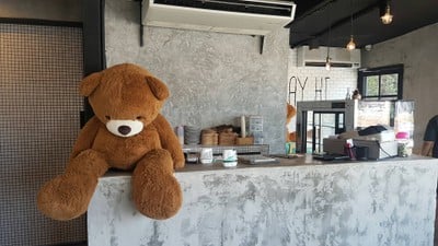 บรรยากาศ Say Hi Cafe อาหารเกาหลี ไทรม้า