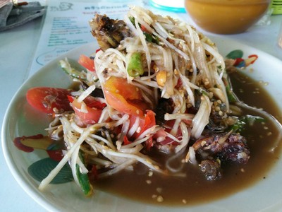 ส้มตำปูปลาร้า