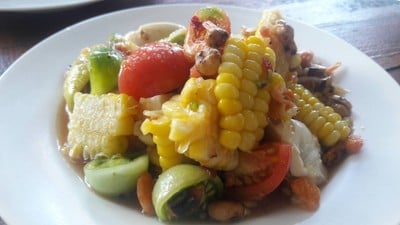 ตำข้าวโพดไข่เค็ม