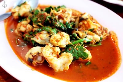 กบผัดเผ็ด