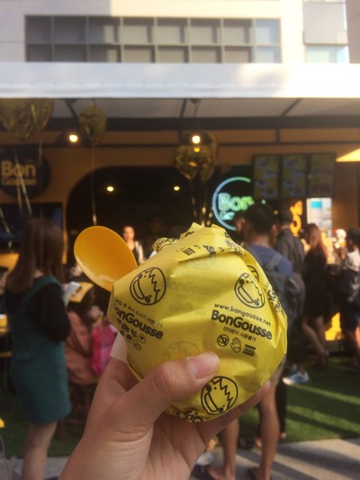 เบอร์เกอร์ข้าวหน้าทูน่ากิมจิ