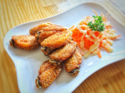ปีกไก่ทอดเกลือ