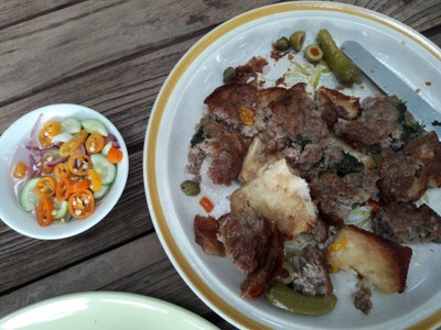 ขนมปังหน้าหมู
