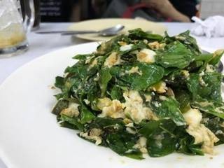 ผักเหรียงผัดไข่