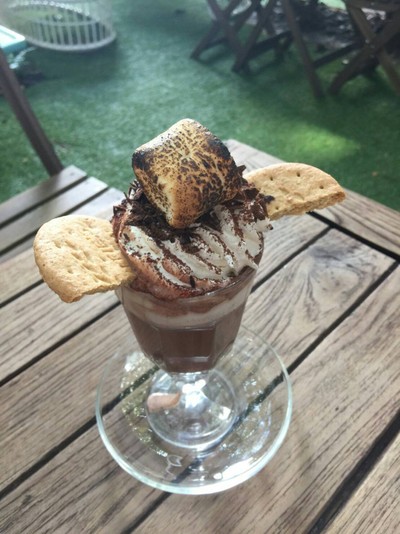 Sea salt hot chocolate