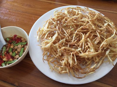 ส้มตำทอด