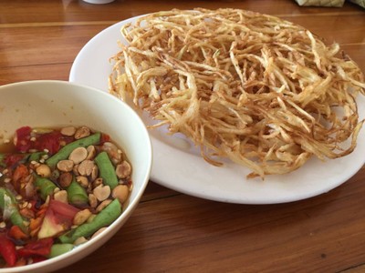 ส้มตำทอด