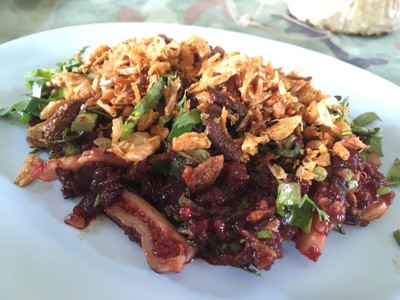 ลาบหมูสด