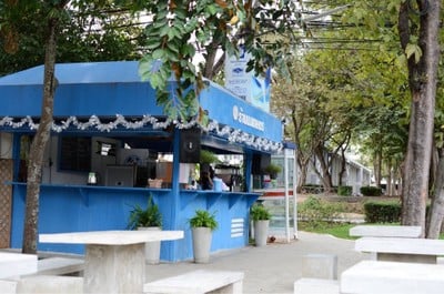 หน้าร้าน ร้านนมเกษตร มช. มหาวิทยาลัยเชียงใหม่