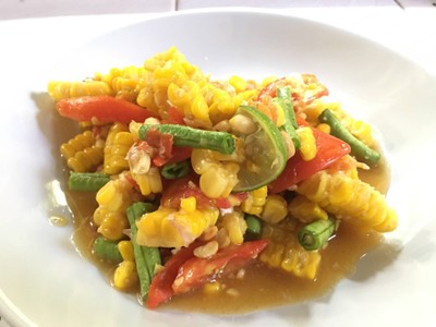 ตำข้าวโพด