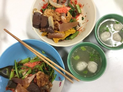เส้นหมี่แห้งเย็นตาโฟ