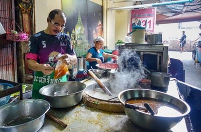 หน้าร้าน บะหมี่จับกัง   (ต้นตำรับ)  เยาวราช