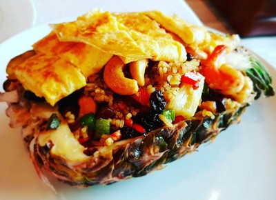 ข้าวผัดสับปะรดกุ้ง