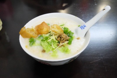 โจ๊กไก่ผสมปลา