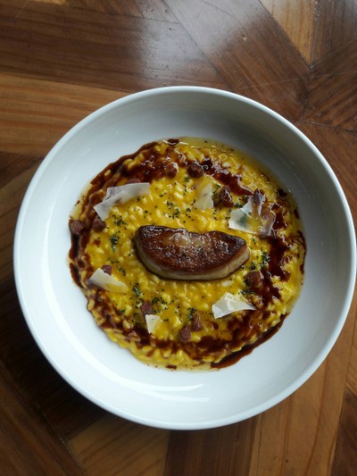 pumpkin risotto .