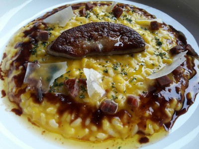 pumpkin risotto .