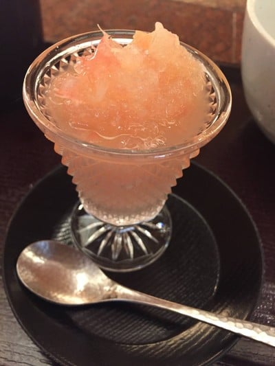 grapefruit sorbet .